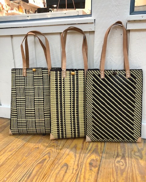 Straw bags from Madagascar. Fair trade.